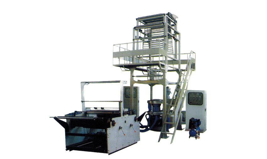 Double-layers??Co-extruding Low and High Density Polyethylene Film Blowing Machine